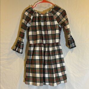 Plaid Kids Dress - Multicolor